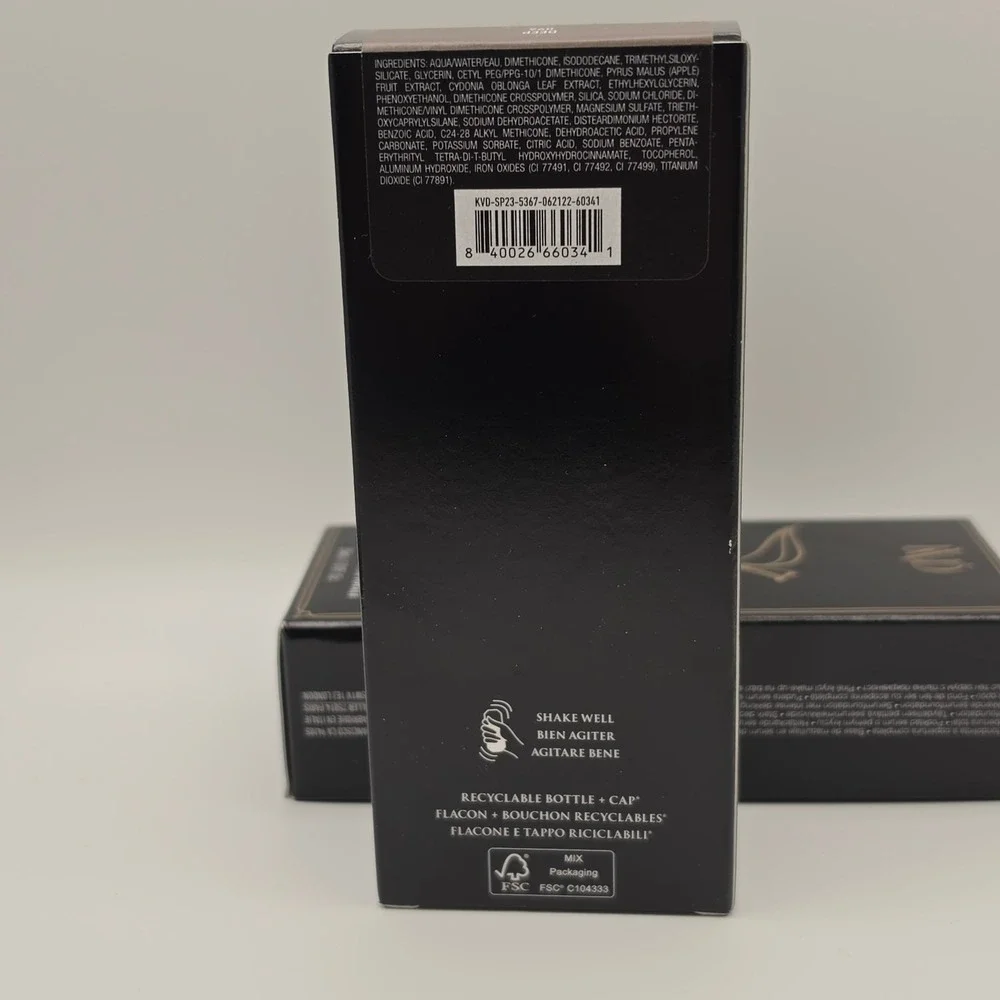 Lot of 2 KVD Beauty Good Apple Serum Foundation Deep 096 Full Coverage 1.01oz